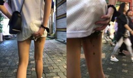 美女在公交车拉肚子憋不住