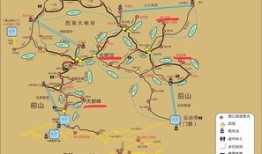 安徽旅游景点分布图高清版大地图