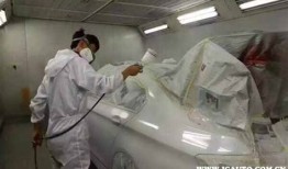 汽车喷漆工艺展示图